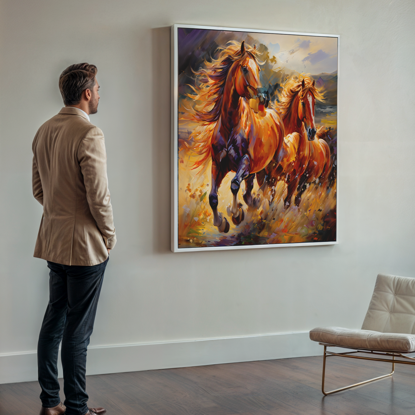 Canvas Print: "Majestic Gallop"