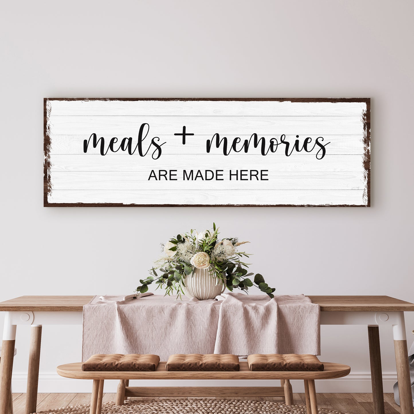 Meals And Memories Are Made Here Sign  - Image by Tailored Canvases