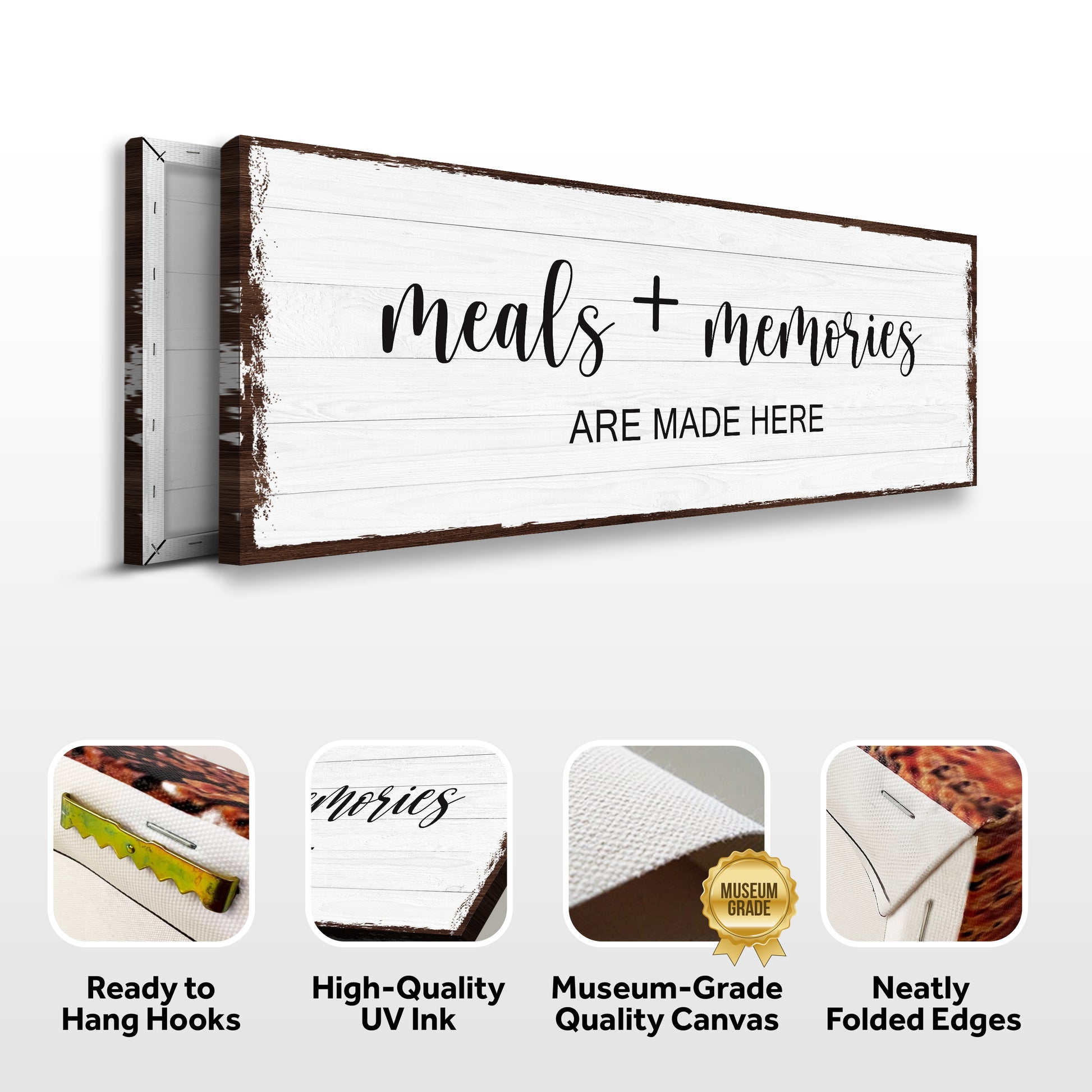 Meals And Memories Are Made Here Sign Specs - Image by Tailored Canvases
