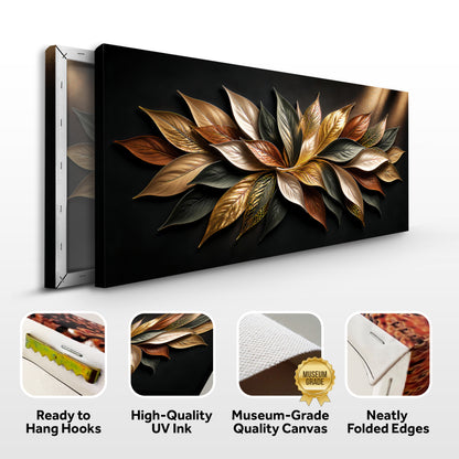 Midnight Autumn Gold Petals