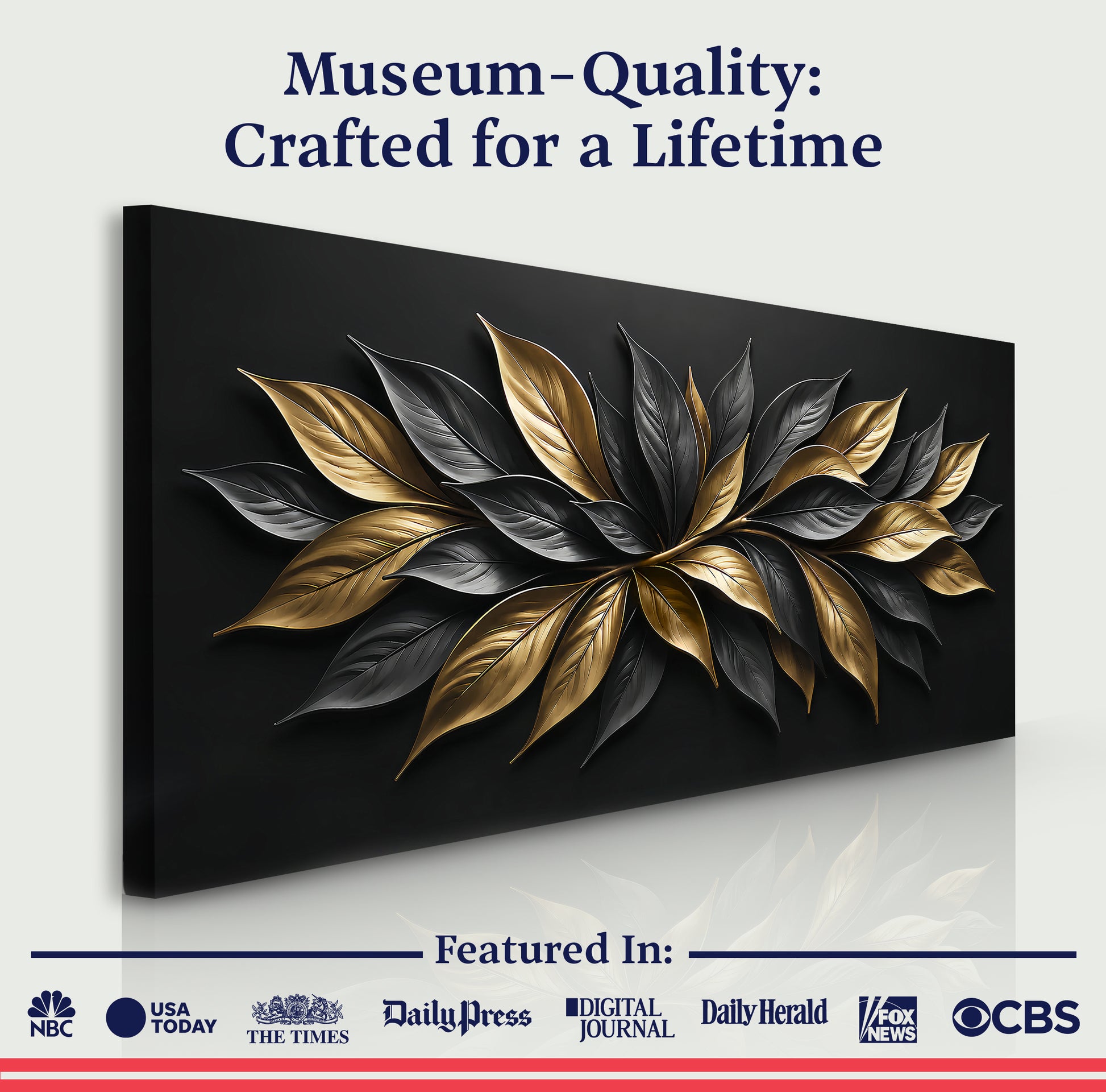 Midnight Golden Petals