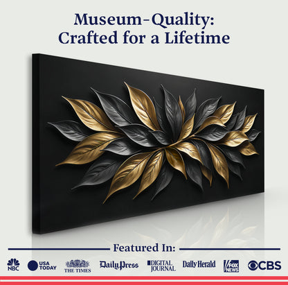 Midnight Golden Petals