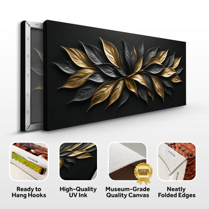 Midnight Golden Petals