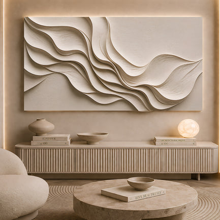 Minimalist Fabric Wave