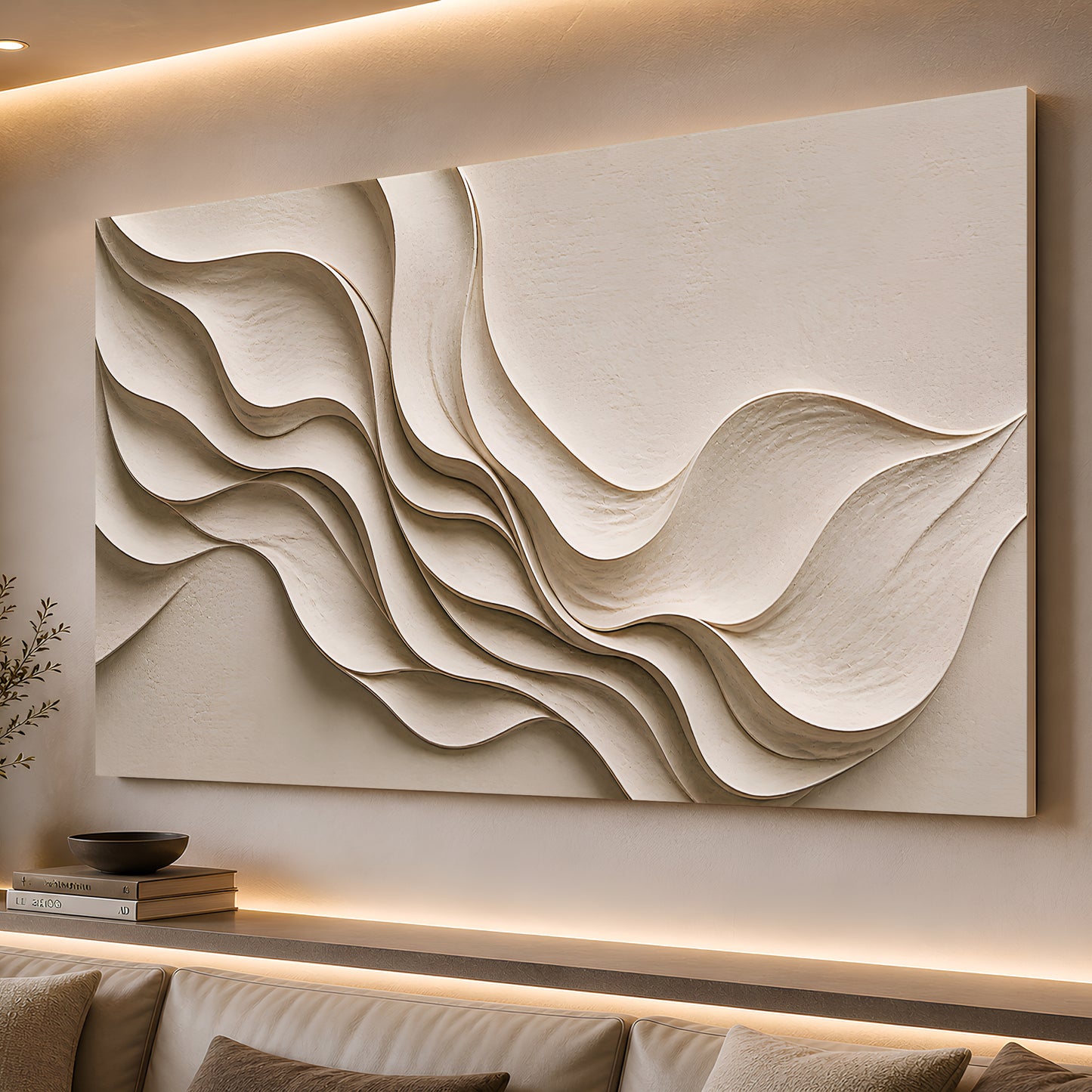 Minimalist Fabric Wave