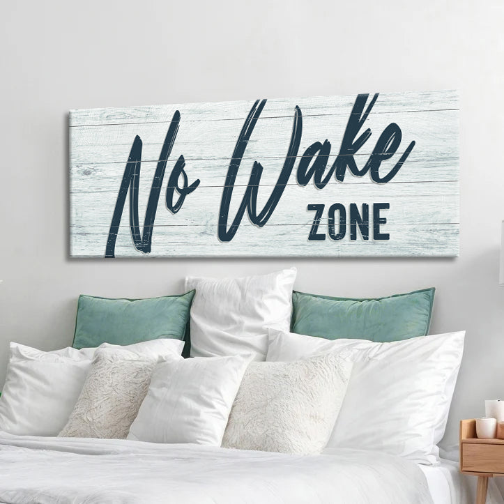 No Wake Zone Sign XVI