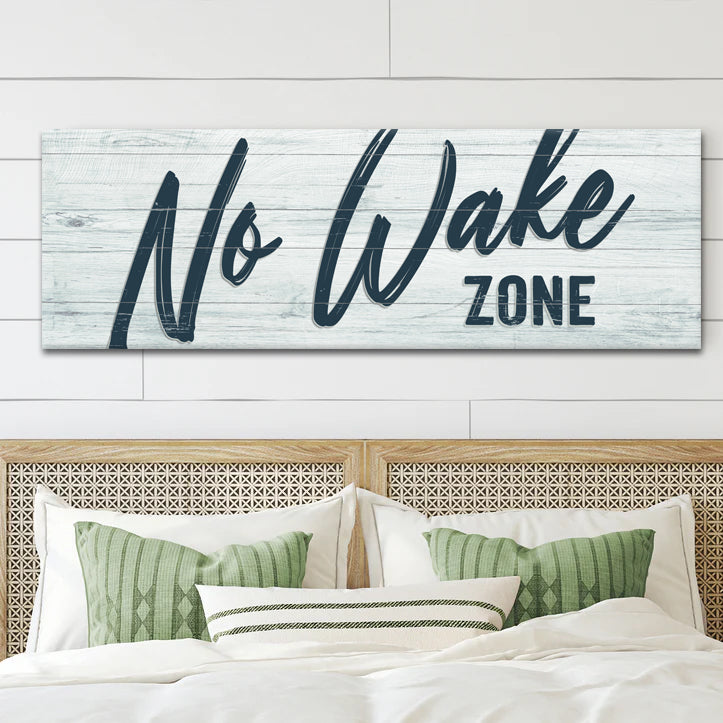 No Wake Zone Sign XVI