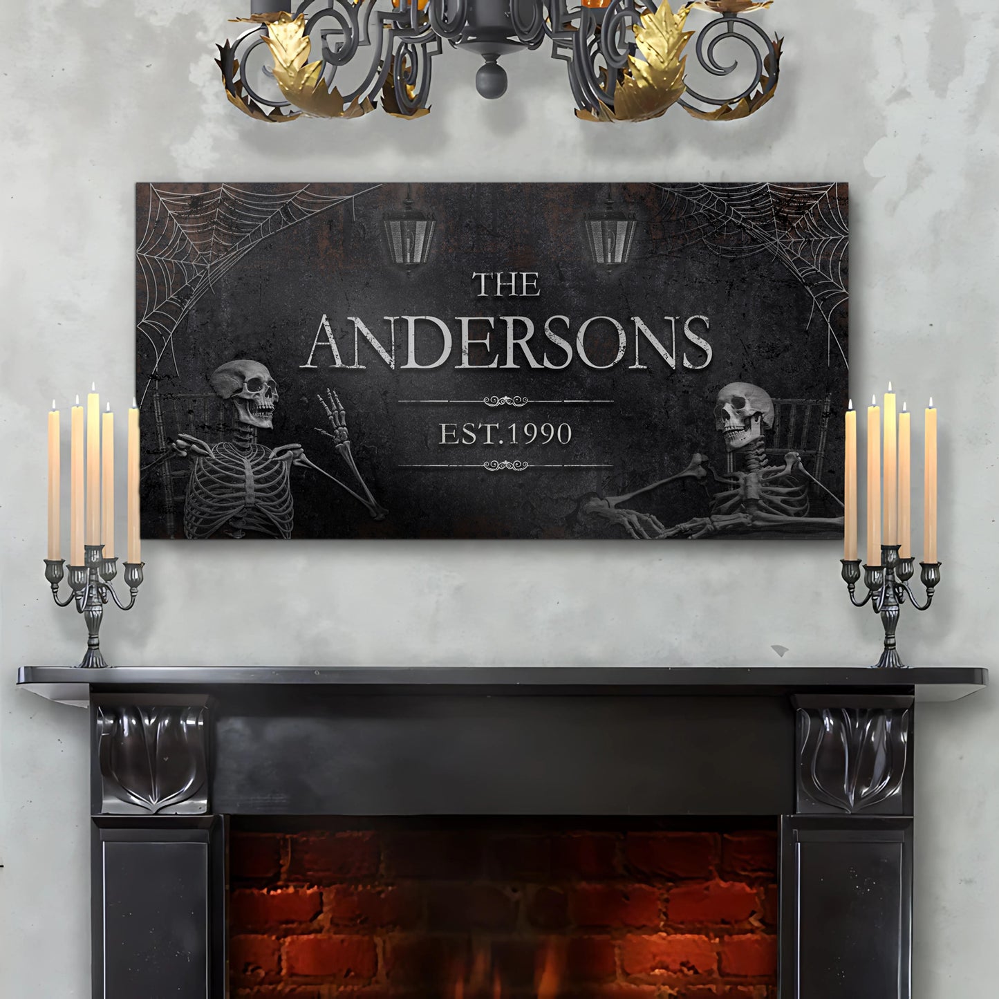 Personalized Gothic Sign VI