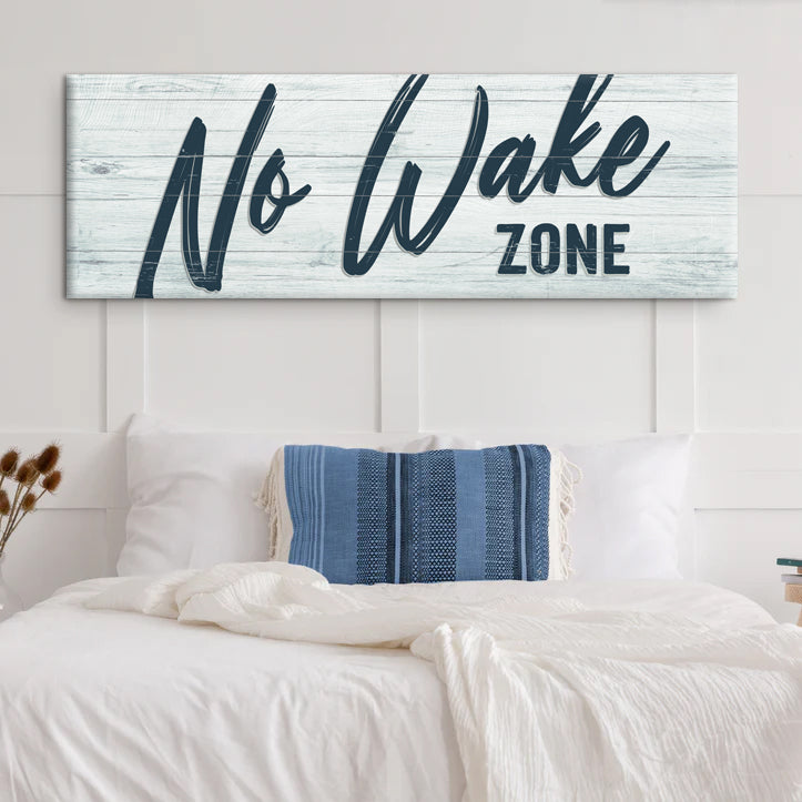 No Wake Zone Sign XVI