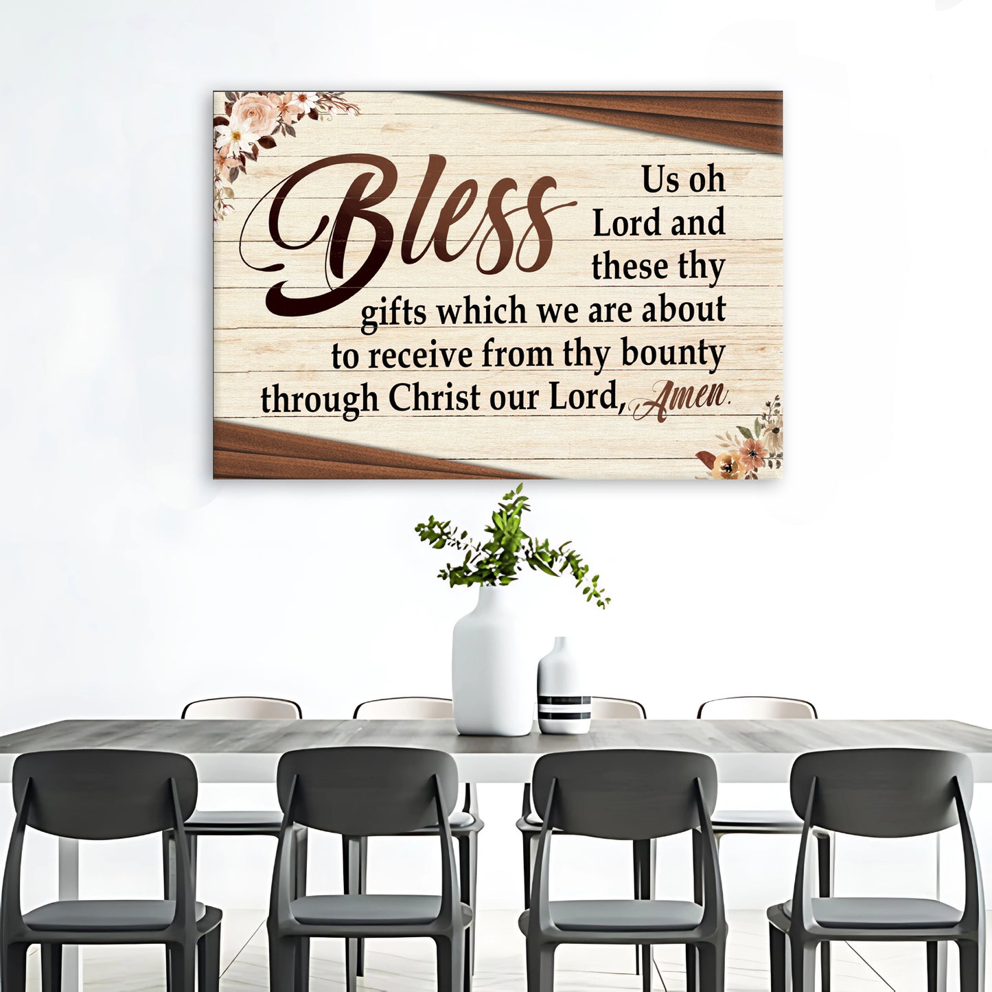 Bless Us Oh Lord Faith Sign III