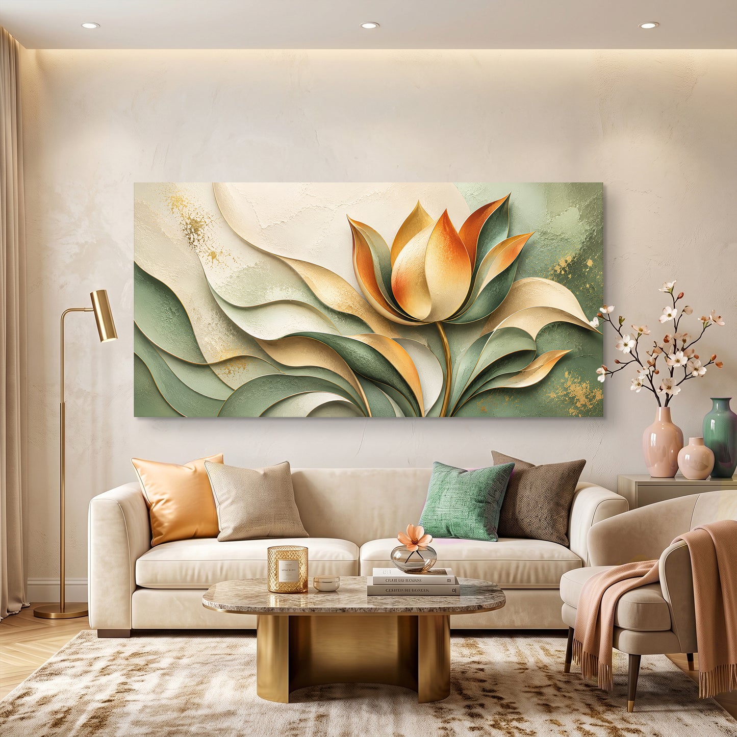Modern Geometric Tulip