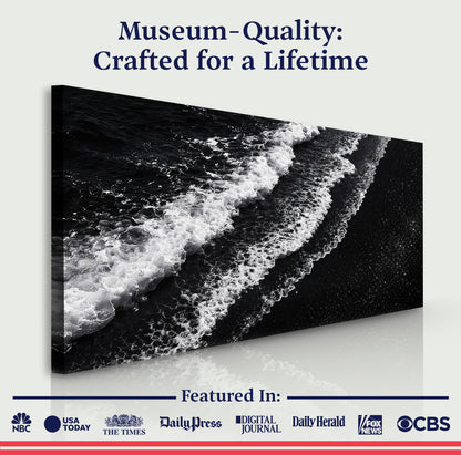 Monochrome Ocean Waves
