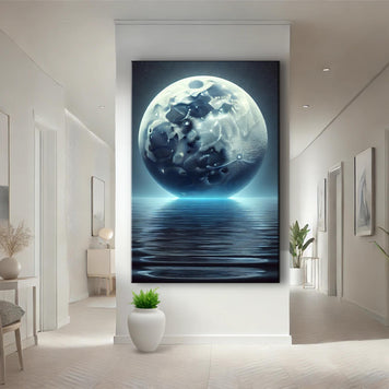 Cool Moonlight Glow Wall Art