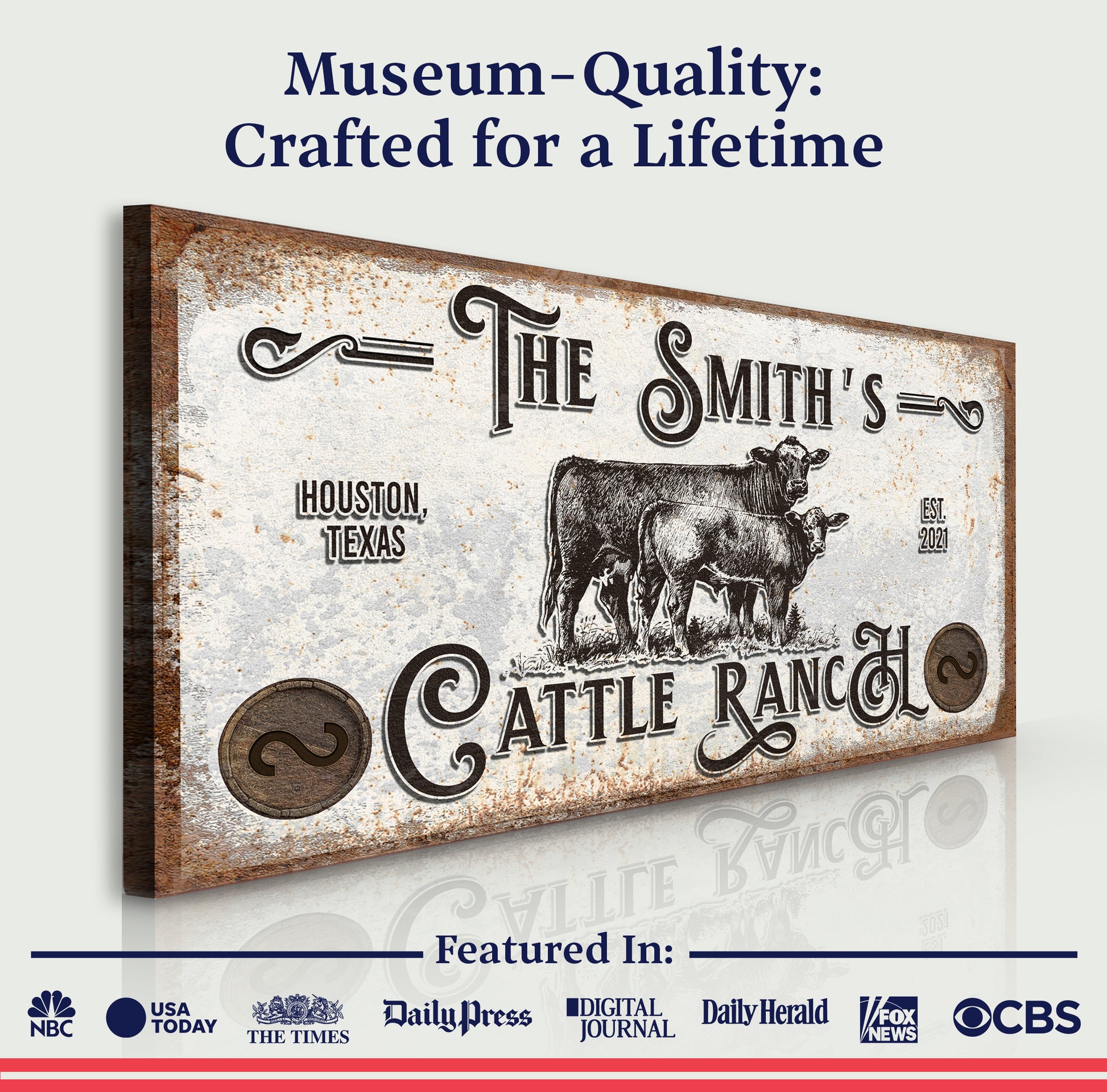 Branded Cattle Ranch Sign IV Specs - Image by Tailored Canvases