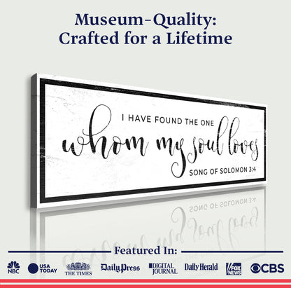 Song Of Solomon 3:4 - I Have Found The One Sign III