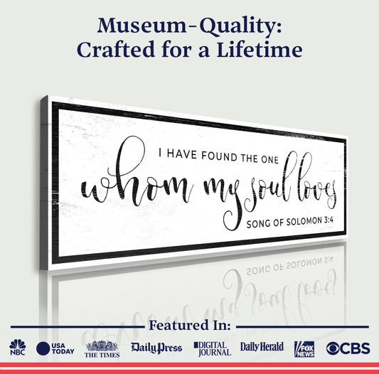 Song Of Solomon 3:4 - I Have Found The One Sign III