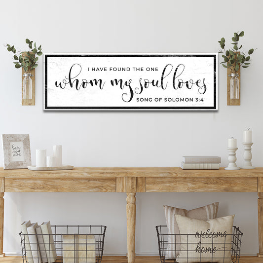 I Have Found The One Sign II Specs Style 2 - Image by Tailored Canvases