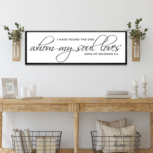 I Have Found The One Sign II Specs Style 3 - Image by Tailored Canvases