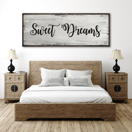 Sweet Dreams Sign II Style 3 - Image by Tailored Canvases