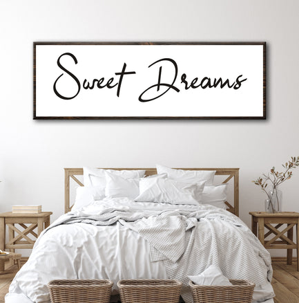 Sweet Dreams Sign II - Image by Tailored Canvases
