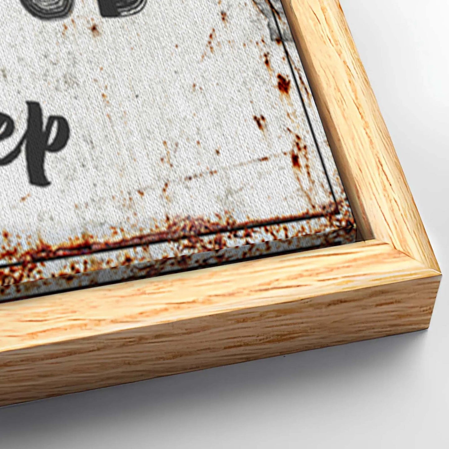 Save 33% When You Add A Frame To Your 12x36 Give It to God and Go to Sleep – Rustic Christian Wall Art for Peaceful Nights Canvas Now