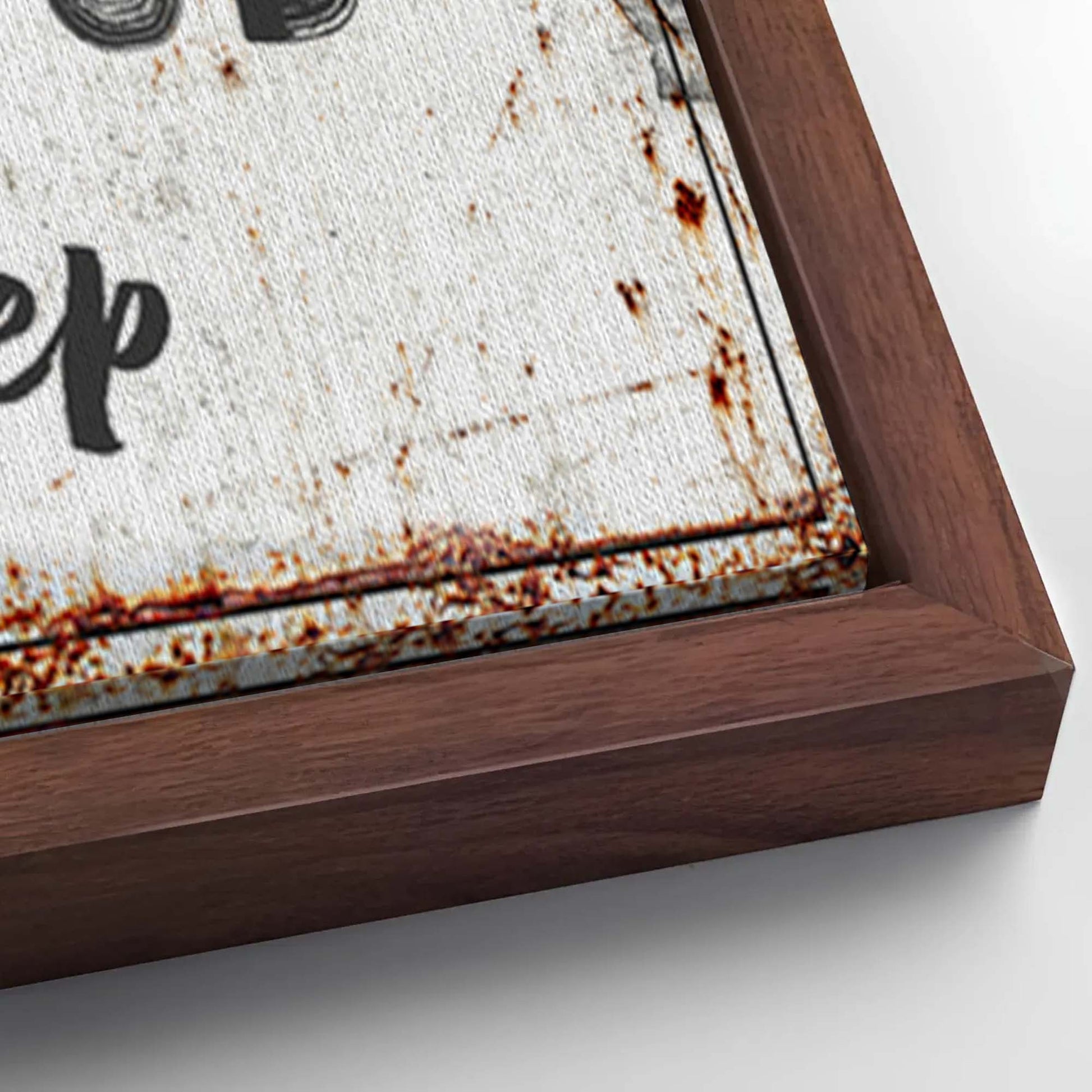 Save 33% When You Add A Frame To Your 12x36 Give It to God and Go to Sleep – Rustic Christian Wall Art for Peaceful Nights Canvas Now