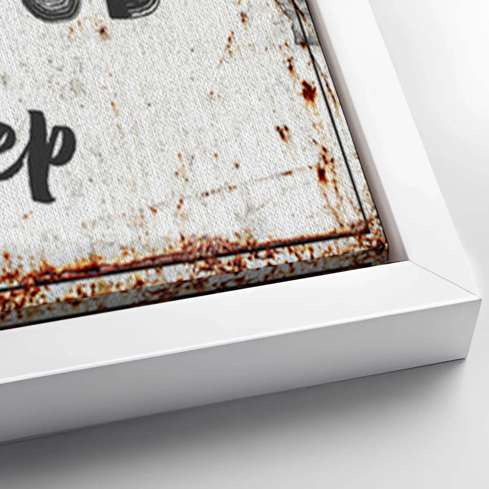 Save 33% When You Add A Frame To Your 12x36 Give It to God and Go to Sleep – Rustic Christian Wall Art for Peaceful Nights Canvas Now