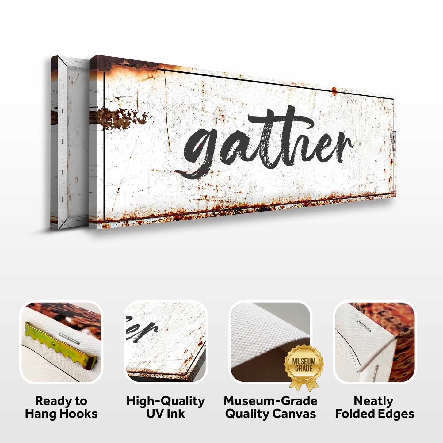 Gather Rustic Sign
