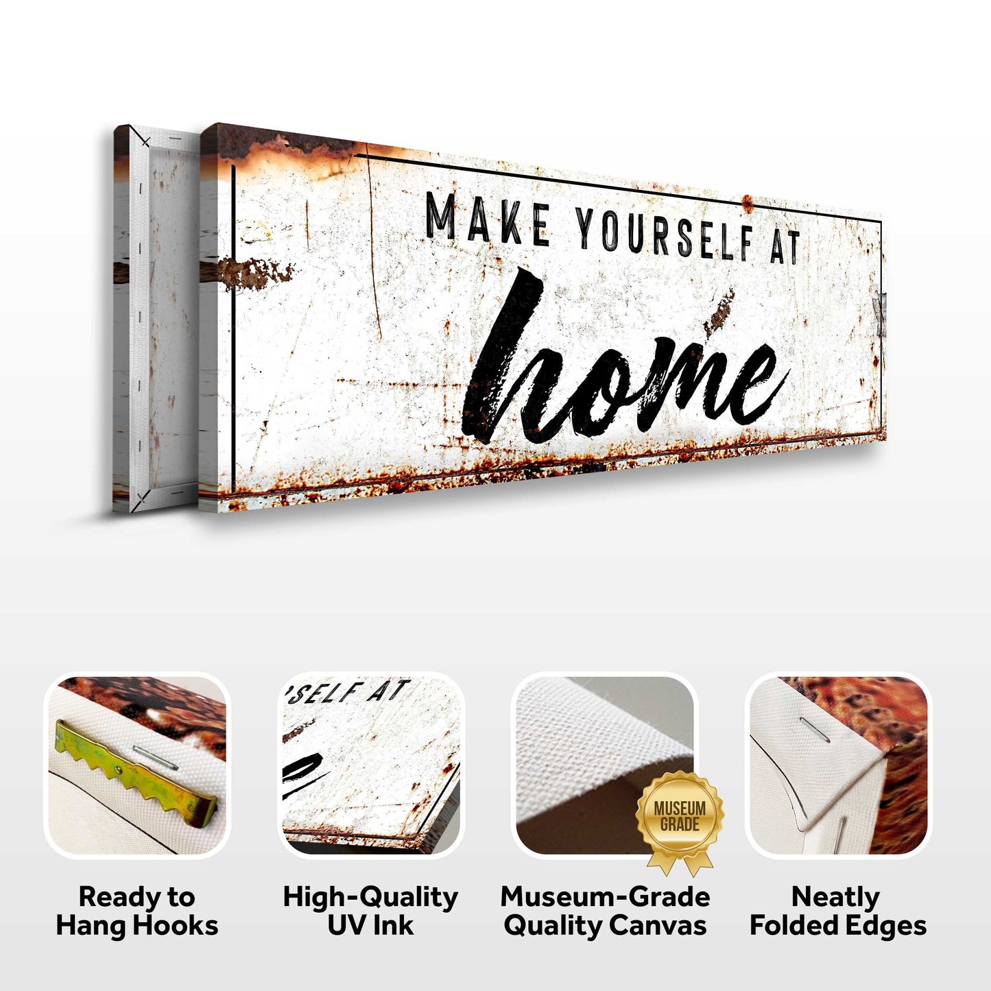 Make Yourself At Home Rustic Sign