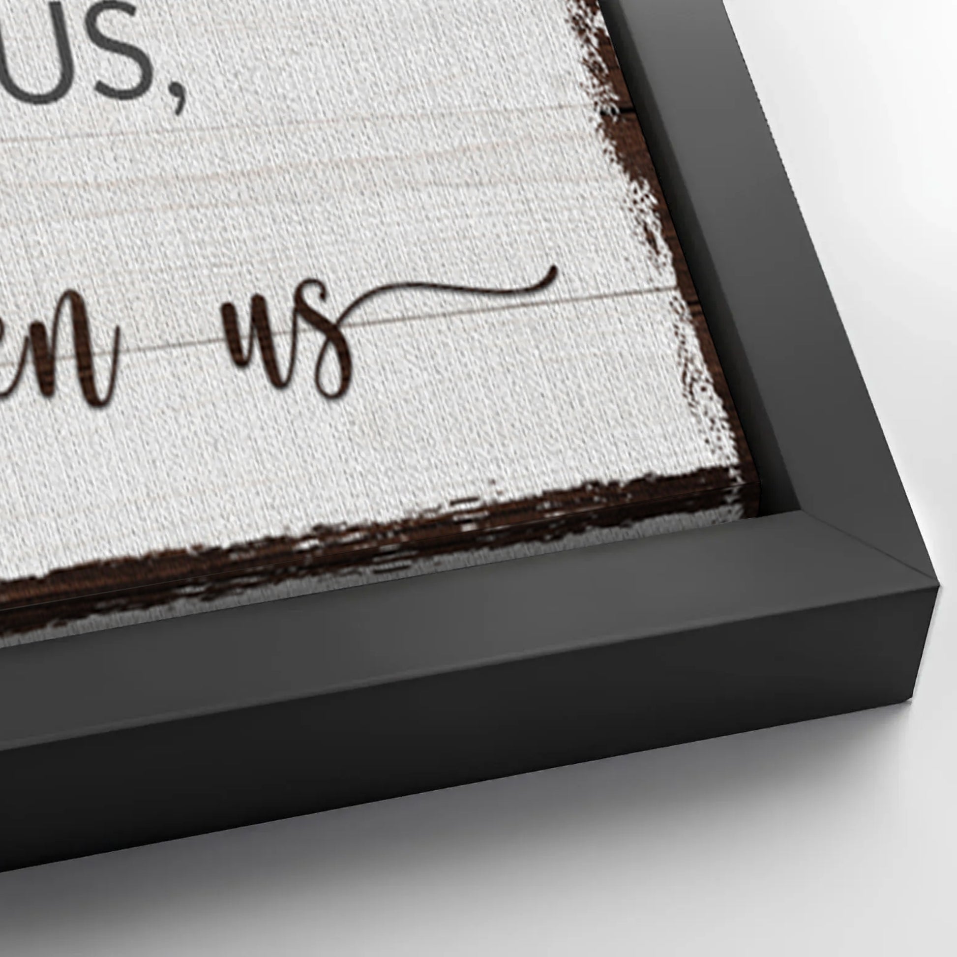 Save 33% When You Add A Frame To Your 12x36 Bless The Food Before Us And The Love Between Us Sign Canvas Now
