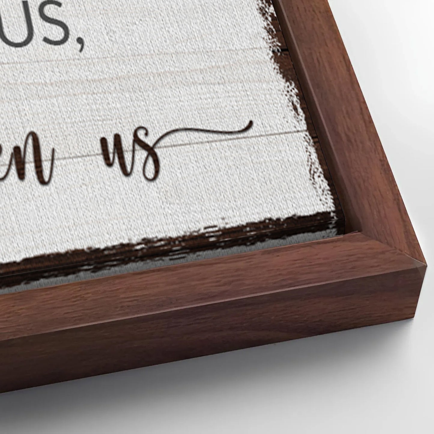 Save 33% When You Add A Frame To Your 12x36 Bless The Food Before Us And The Love Between Us Sign Canvas Now