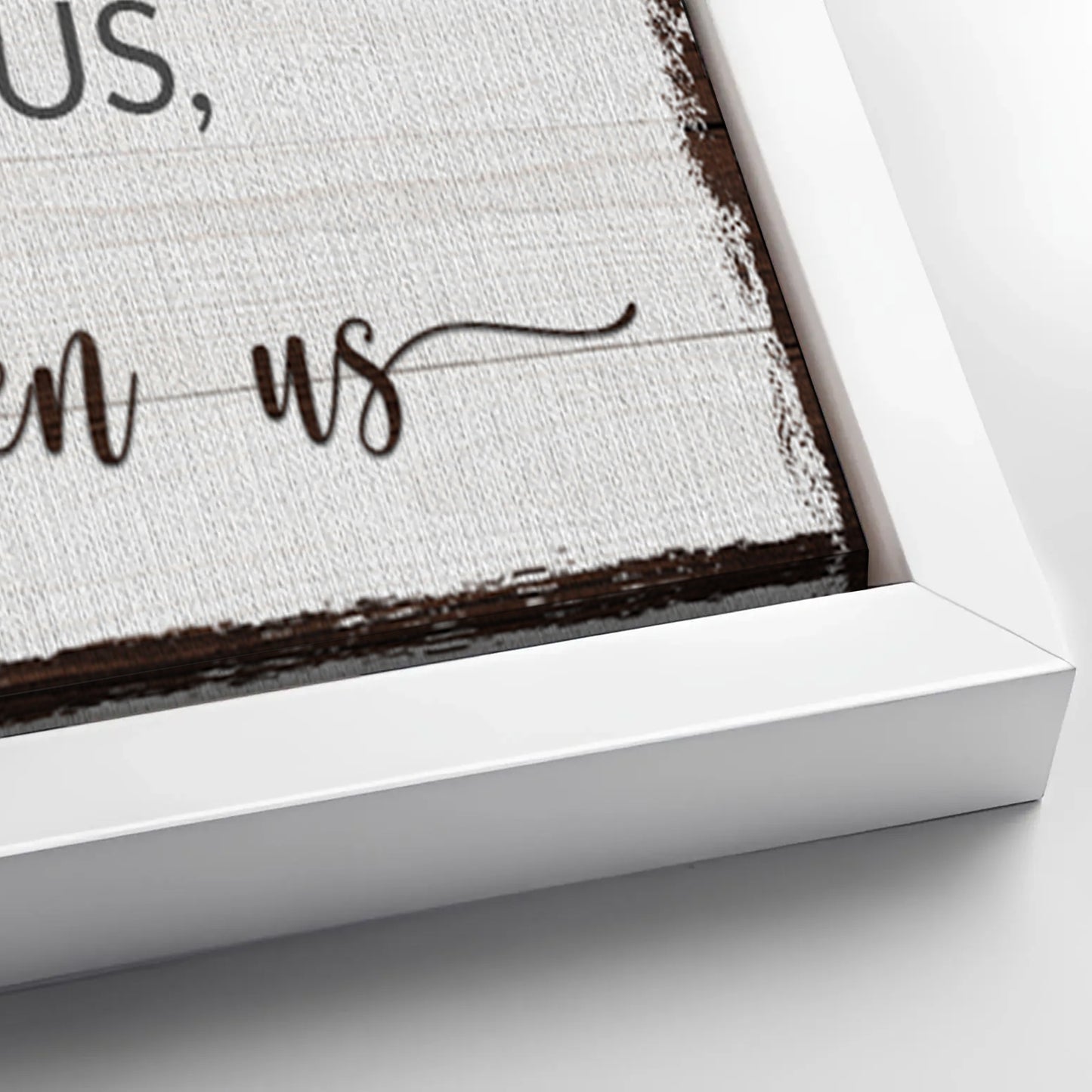 Save 33% When You Add A Frame To Your 12x36 Bless The Food Before Us And The Love Between Us Sign Canvas Now