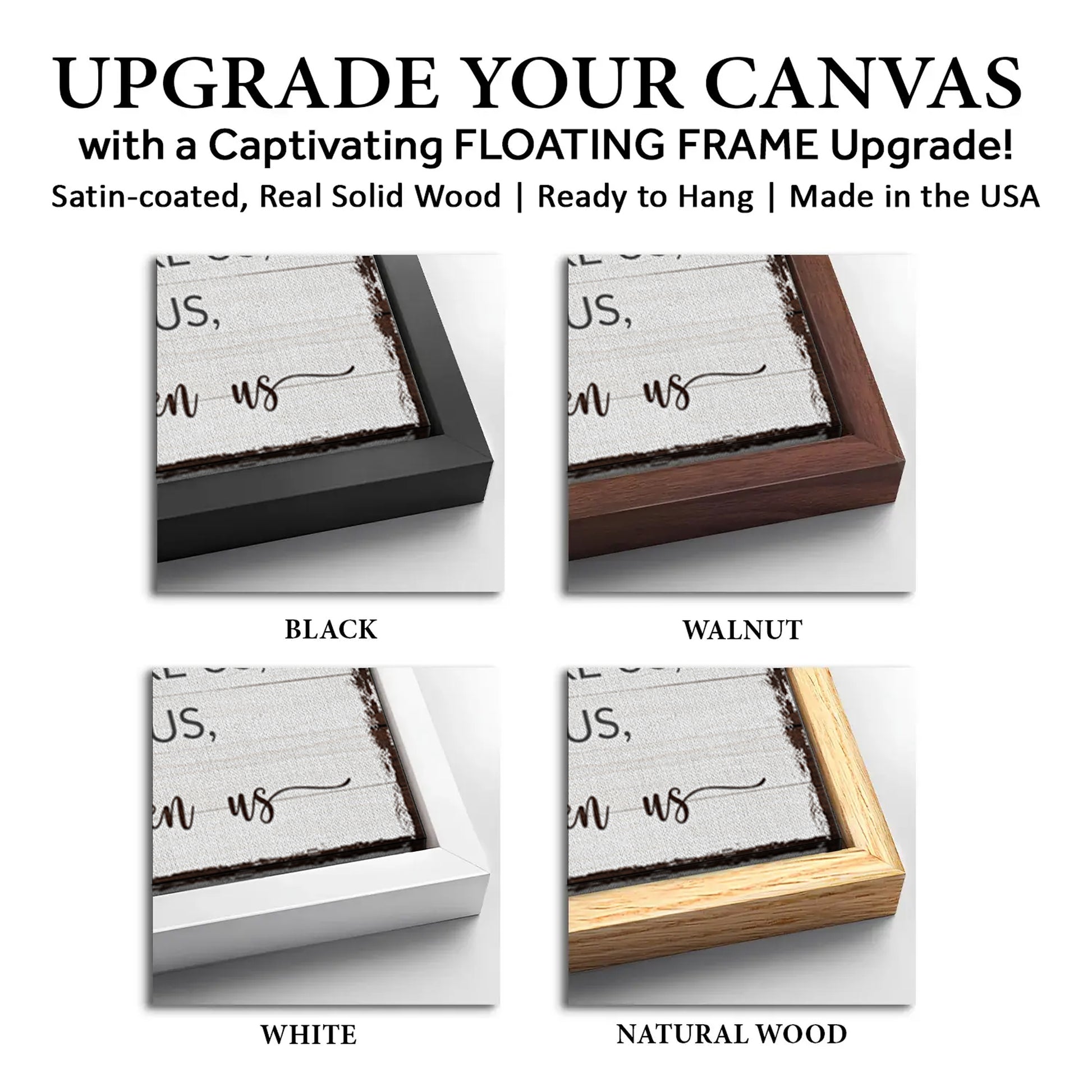 Save 33% When You Add A Frame To Your 12x36 Bless The Food Before Us And The Love Between Us Sign Canvas Now