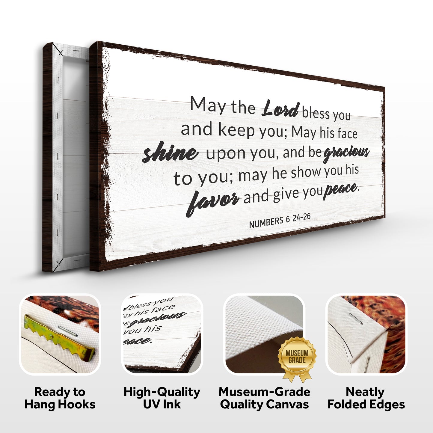 Numbers 6:24-26 - May The Lord Bless You Sign II (Free Shipping)