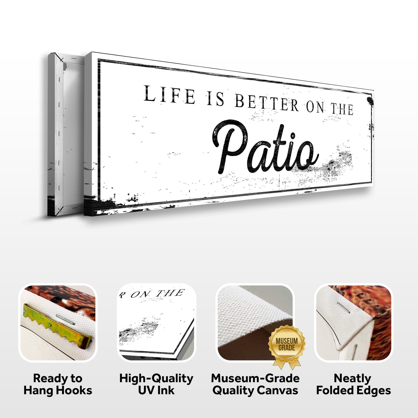 Life Is Better On The Patio Sign