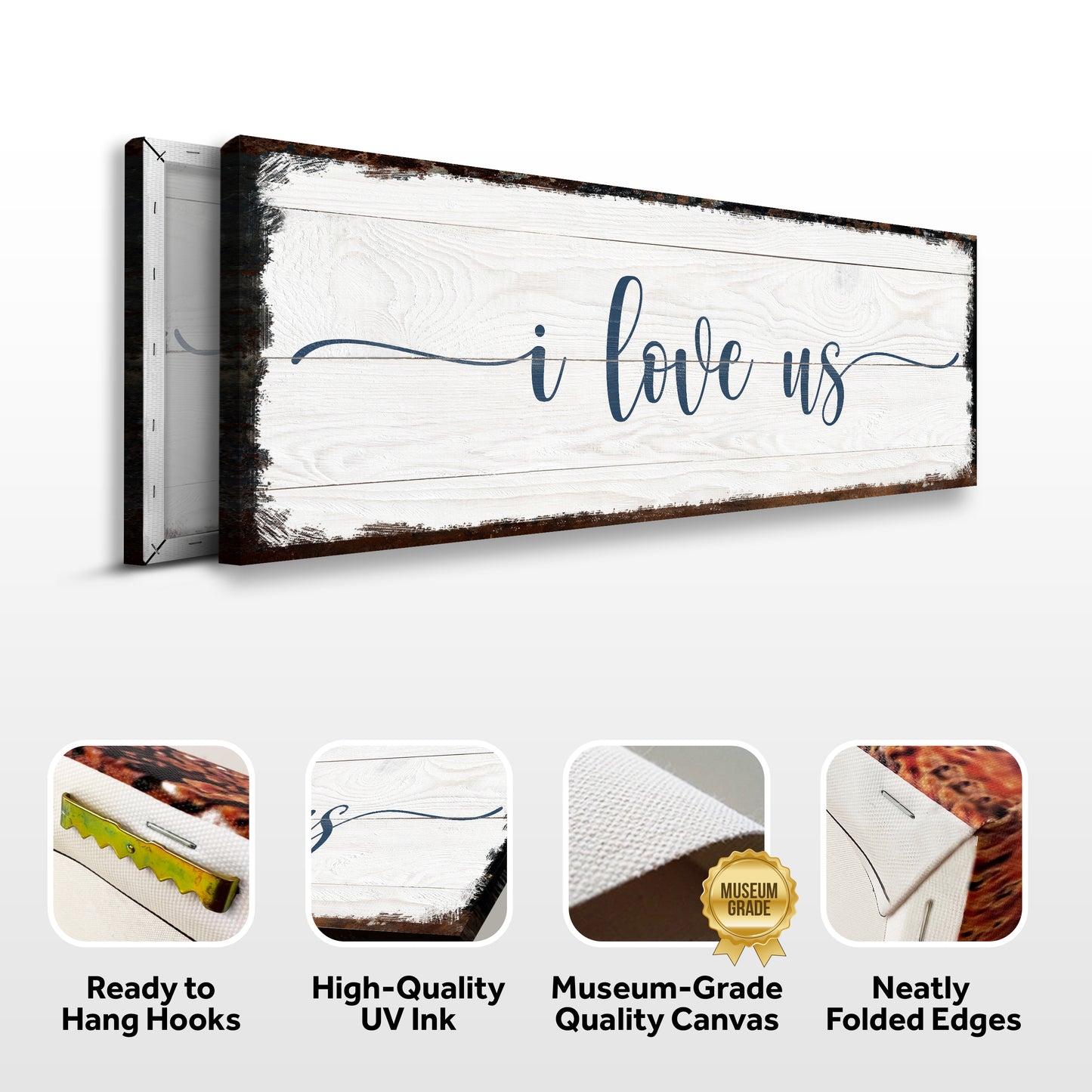 I Love Us Sign (Free Shipping)