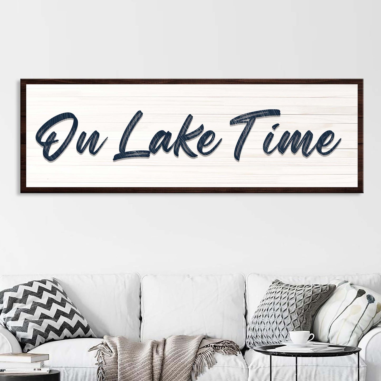 On Lake Time Sign III