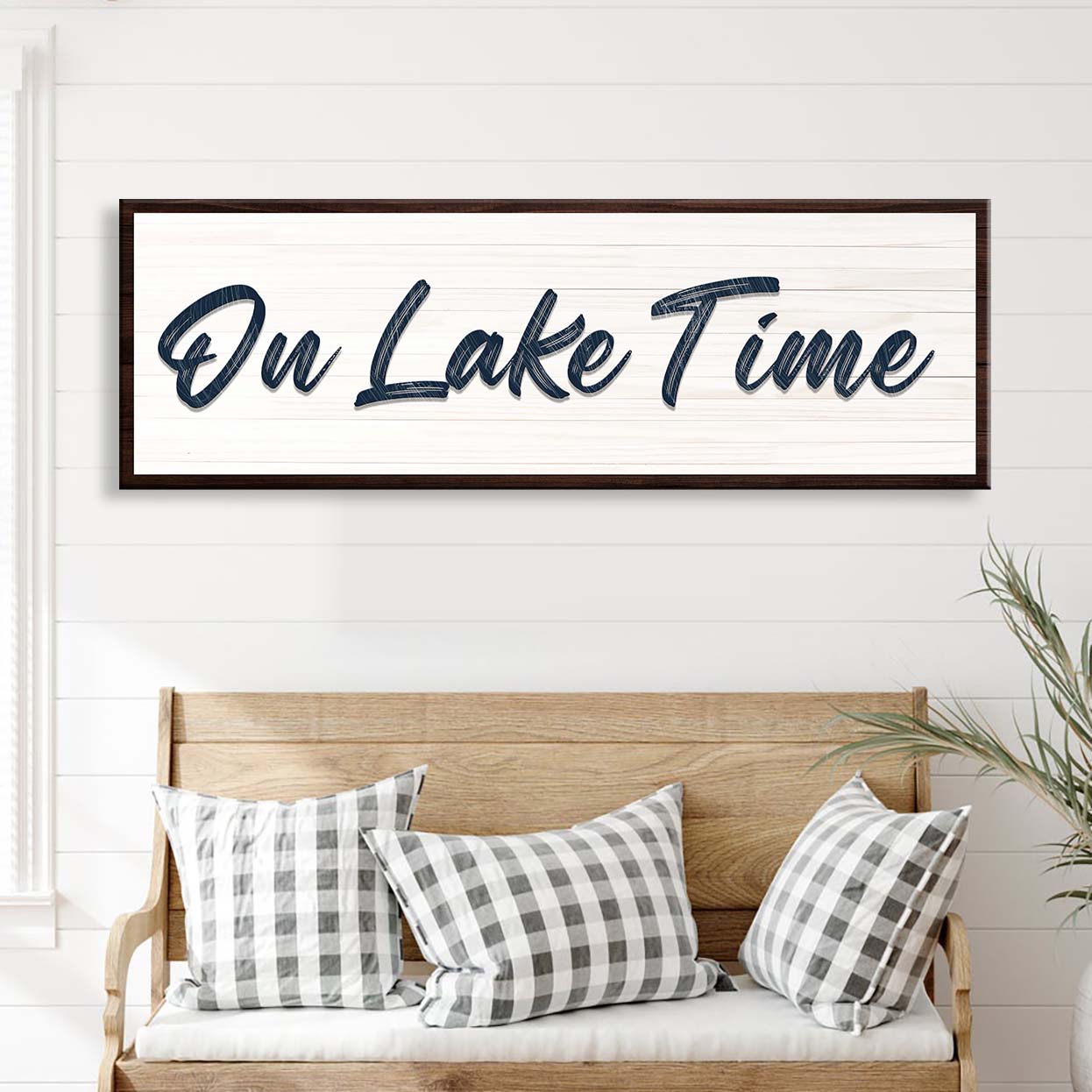 On Lake Time Sign III