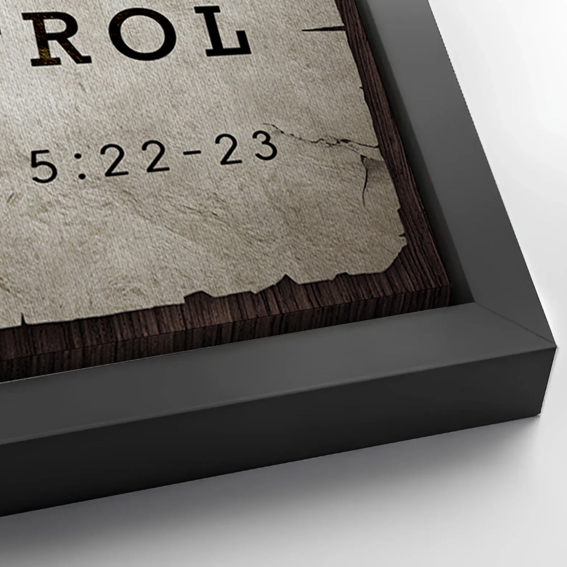 Save 33% When You Add A Frame To Your 48x32 3D Galatians 5:22-23 - The Fruit Of The Spirit Sign IV Canvas Now