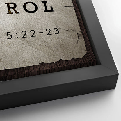 Save 33% When You Add A Frame To Your 48x32 3D Galatians 5:22-23 - The Fruit Of The Spirit Sign IV Canvas Now