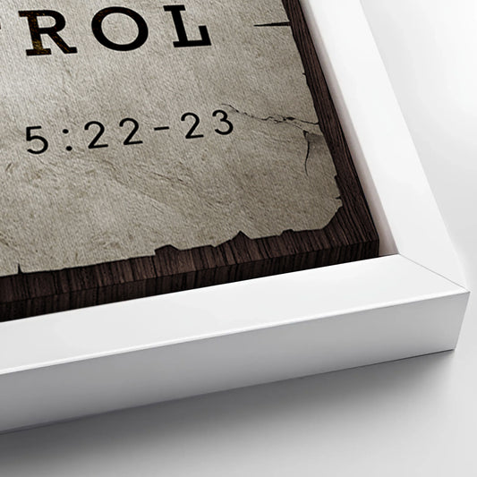 Save 33% When You Add A Frame To Your 48x32 3D Galatians 5:22-23 - The Fruit Of The Spirit Sign IV Canvas Now