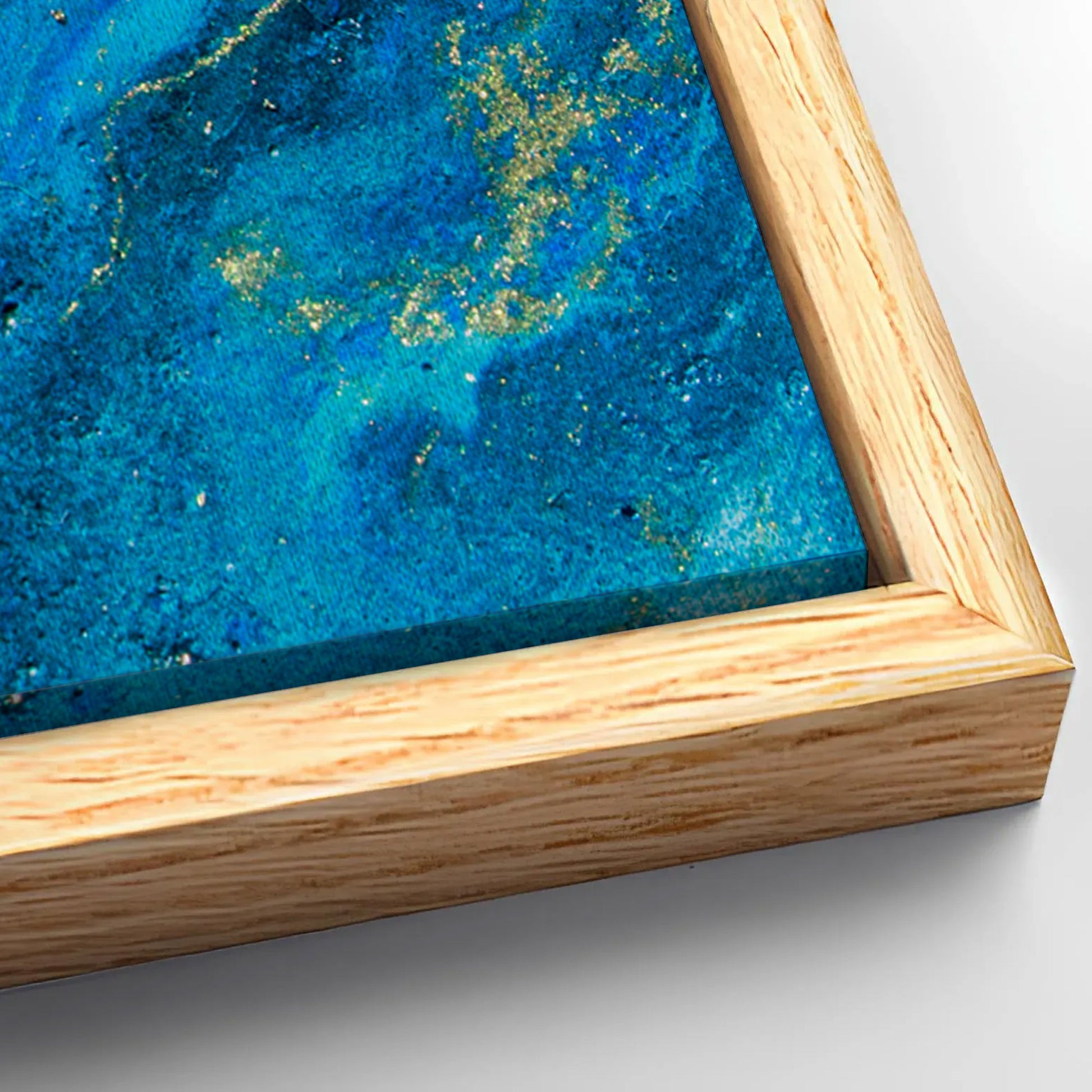 Save 33% When You Add A Frame To Your 24x16 Abstract Sea Canvas Wall Art Canvas Now