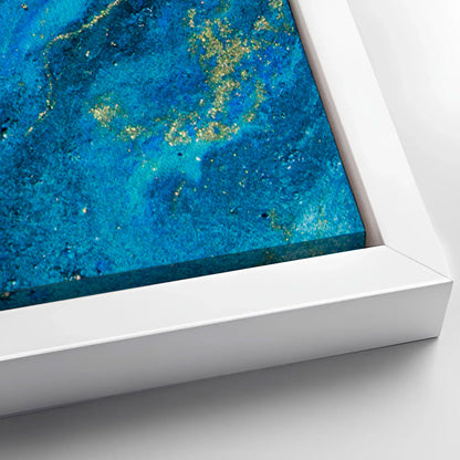 Save 33% When You Add A Frame To Your 24x16 Abstract Sea Canvas Wall Art Canvas Now