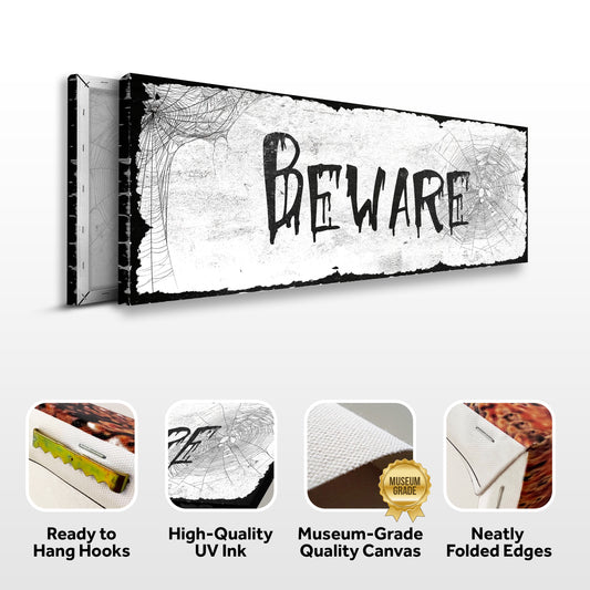 Beware Halloween Sign