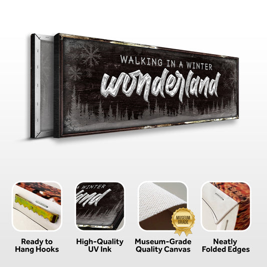 Walking In Winter Wonderland Sign