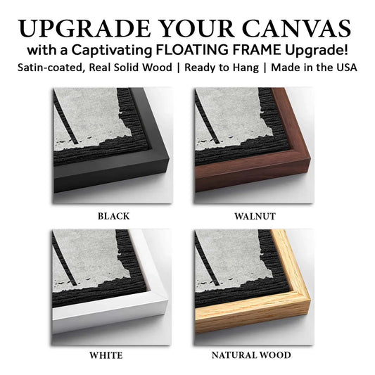 Save 33% When You Add A Frame To Your 20x10 Accept, Let Go, Have Faith Sign Canvas Now