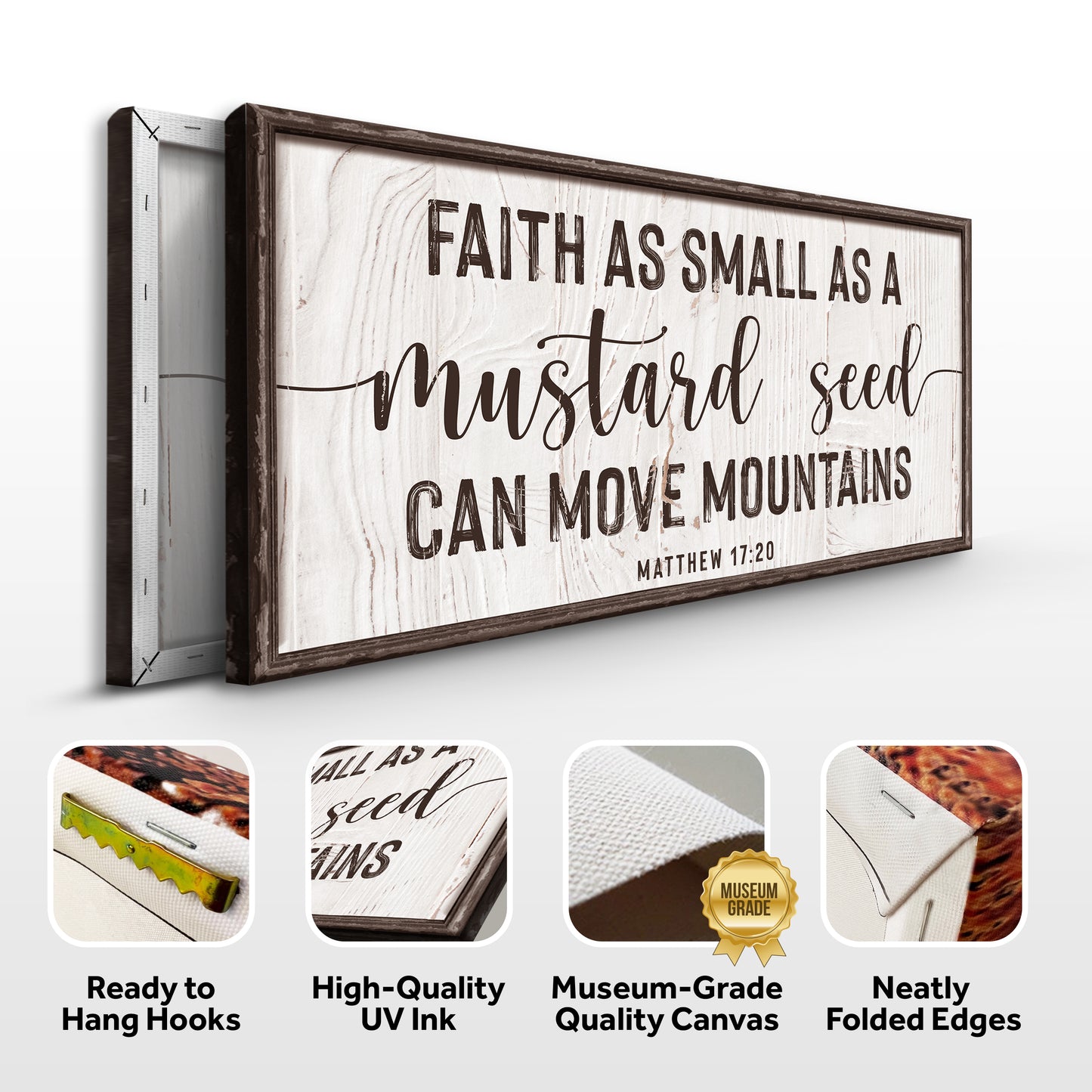 Matthew 17:20 - Faith Can Move Mountains Sign II