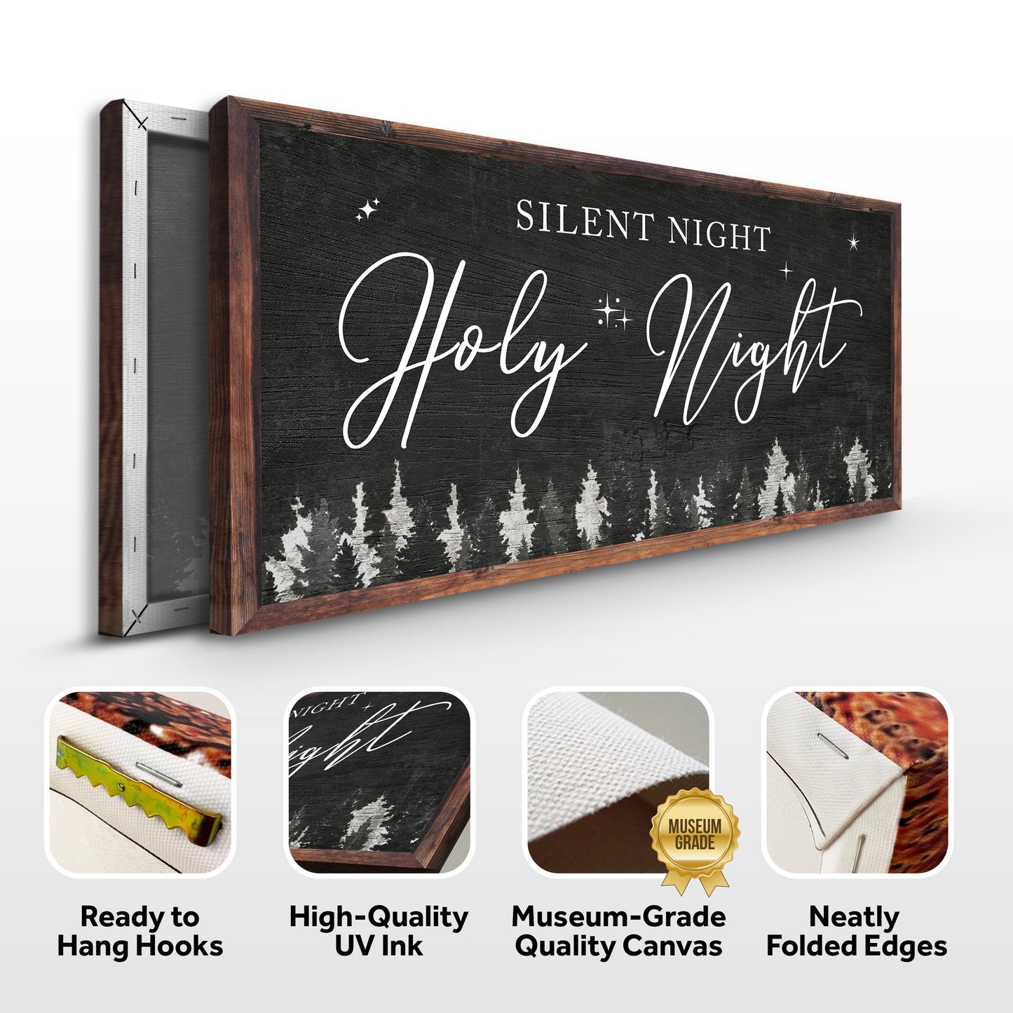 Silent Night Holy Night Sign III (Free Shipping)