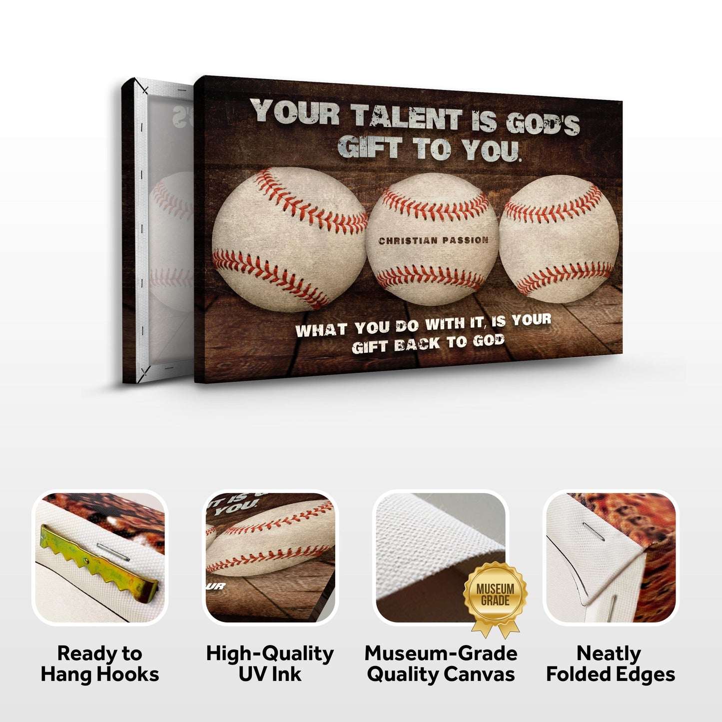 Your Baseball Talent Is God's Gift Sign