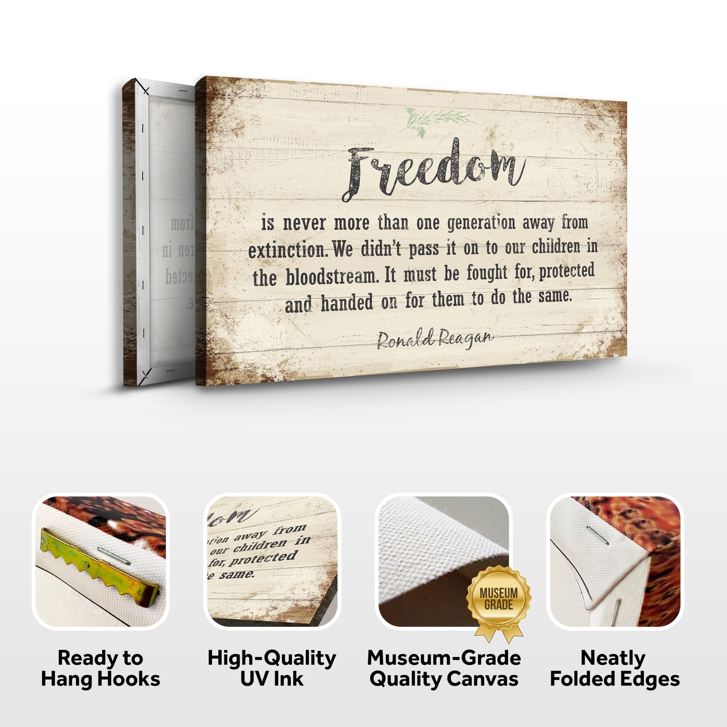 Freedom By Ronald Reagan Sign II (Free Shipping)